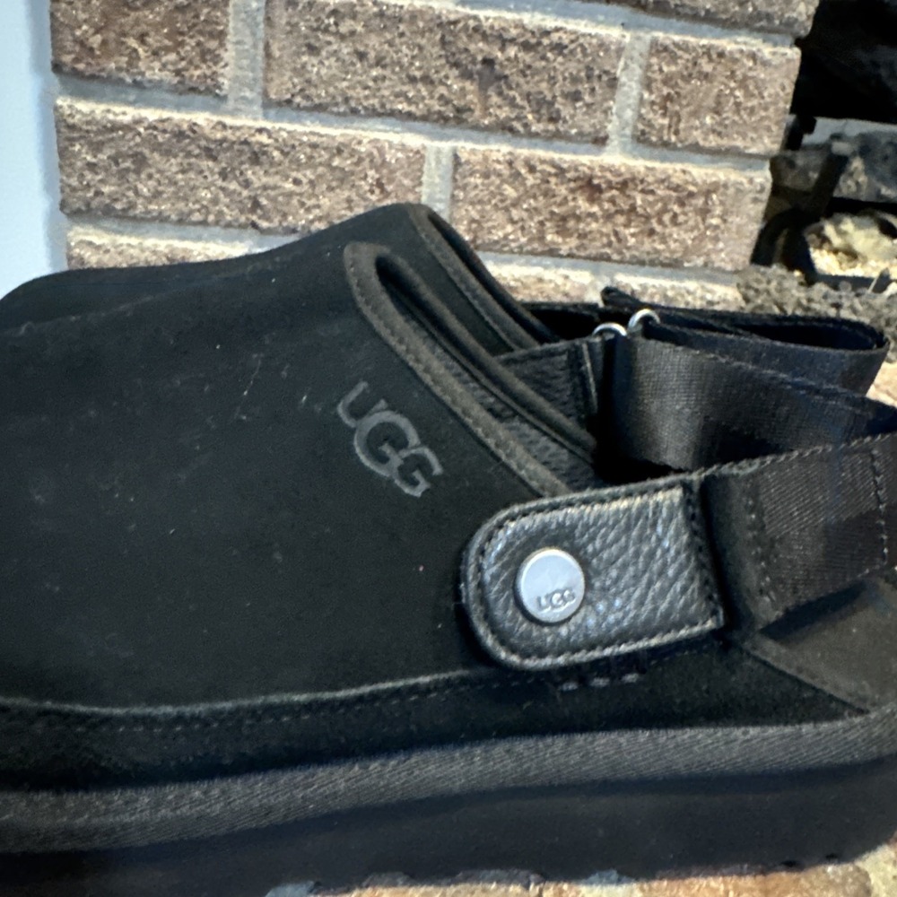 UGG Goldencoast Clog Men's Size 11 Sandal Black Suede M/1142172 #648 - Picture 14 of 16